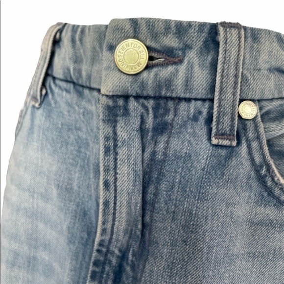 7 For All Mankind Denim Skirt size 27 - Picture 4 of 9